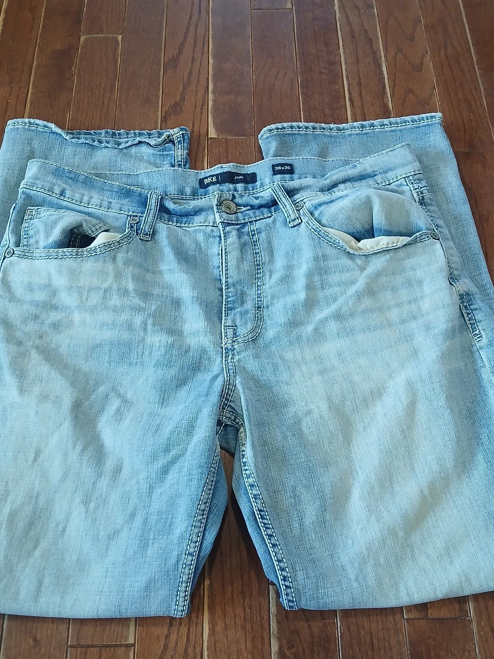 BKE Light Wash Men’s Jake Relaxed Jeans Sz 36x30 Western Cowboy Fall Rodeo